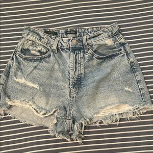 Wild Fable Light Blue Distressed Jean Shorts